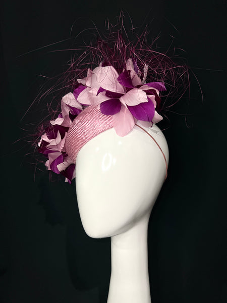 Mauve Floral Percher